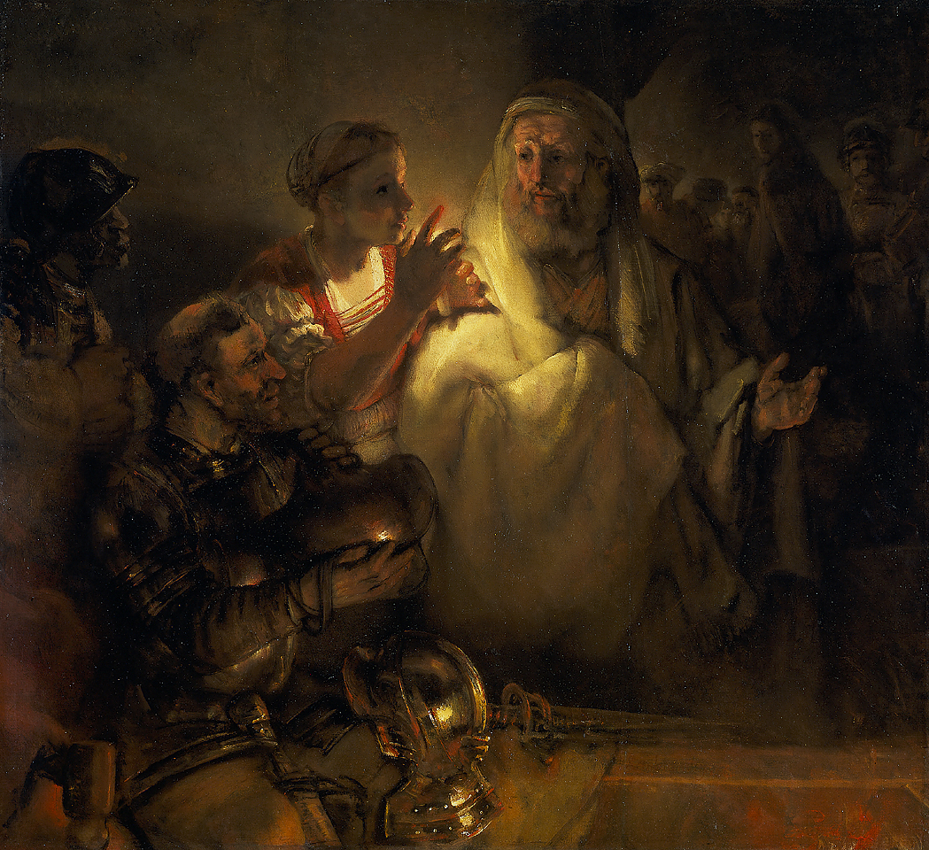 Rembrandt, The Denial of Peter, 1660